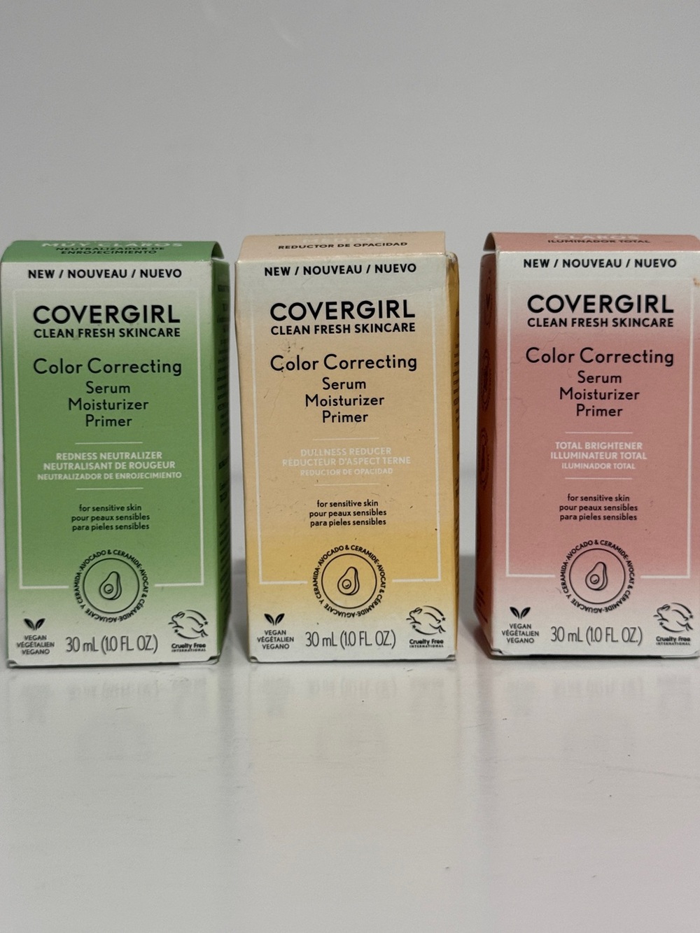 COVERGIRL Clean Fresh Color Correcting Serum Fair Light and Medium